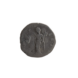 Denarius of Antoninus Pius (86–161; Roman emperor 138–161), 152–153. Obverse: head of Antoninus
