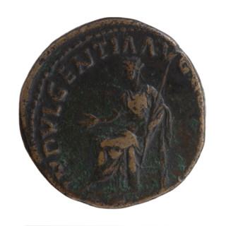 sestertius (forgery?), Antoninus Pius (86–161; Roman emperor 138–161), issuer: Antoninus Pius;