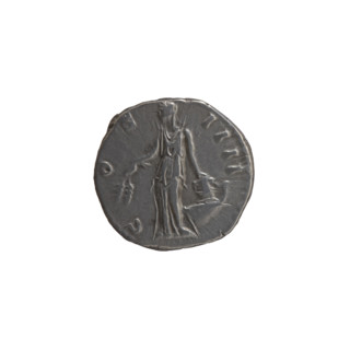 Denarius, Antoninus Pius (86–161; Roman emperor 138–161). Obverse: head of the emperor in a laurel