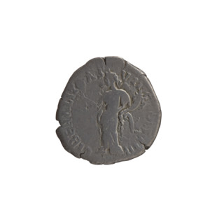 Denarius (subaerate), Antoninus Pius (86–161; Roman emperor 138–161), issuer; obverse: head of