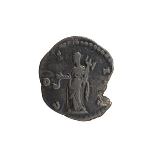 Denarius depicting Antoninus Pius (86–161; Roman emperor 138–161). Obverse: head of the emperor in