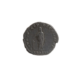 Denarius, Antoninus Pius (86–161; Roman emperor 138–161) — obverse: head of the emperor with a