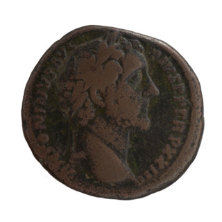 as/dupondius (forgery?), Antoninus Pius (86–161; Roman emperor 138–161), issuer: Antoninus Pius —