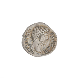 Denarius of Aelius (101–138; successor of Hadrian 136–138), c. 137 CE. Obverse: head of Aelius
