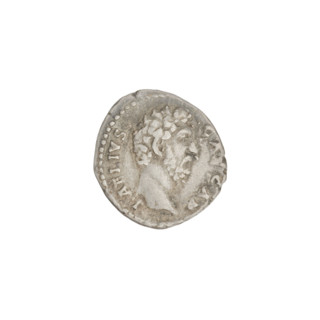 Denarius, Aelius (101–138; successor of Hadrian 136–138). Obverse: head of Aelius right; rim