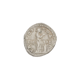 denarius, Aelius (101–138; successor of Hadrian 136–138); Obv.: head of Aelius right; rim