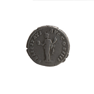 Denarius of Antoninus Pius (reign 138–161). Obverse: head of the emperor in a laurel wreath facing