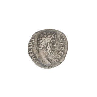 Denarius, Aelius (101–138; successor of Hadrian 136–138). Obverse: head of Aelius right; rim