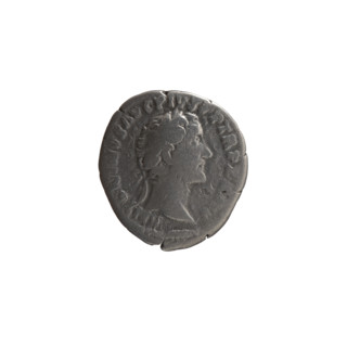 Denarius, Antoninus Pius (86–161; Roman emperor 138–161) — obverse: head of the emperor in a laurel