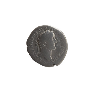 Denarius; obverse: head of Antoninus Pius in a laurel wreath facing right, inscription ANTONINVS