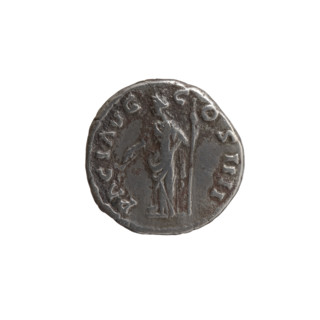 Denarius, Antoninus Pius (86–161; Roman emperor 138–161) (issuer). Obverse: Head of the emperor in