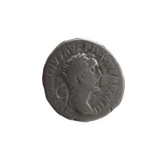 Denarius of Antoninus Pius (86–161; Roman emperor 138–161), 159–160. Obverse: Head of Antoninus
