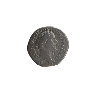 Denarius, Antoninus Pius (86–161; Roman emperor 138–161), issuer; obverse: head of Antoninus Pius