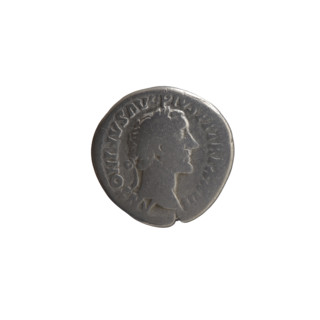 Denarius of Antoninus Pius (86–161; Roman emperor 138–161), ca. 159–160. Obverse: head of the