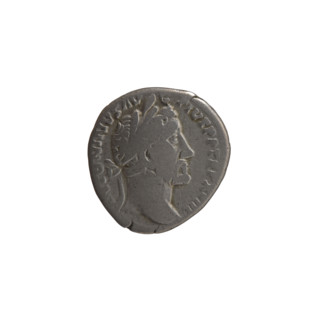 Denarius; Antoninus Pius (86–161; Roman emperor 138–161) (issuer). Obverse: head of Antoninus Pius