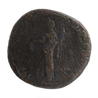 Sestertius, Antoninus Pius (86–161; Roman emperor 138–161), personifications (iconography):