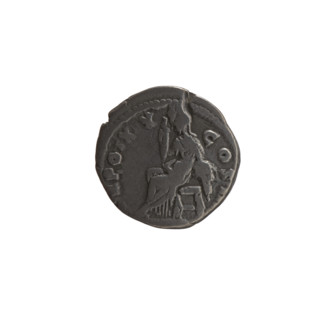 Denarius of Antoninus Pius (86–161; Roman emperor 138–161). Obverse: head of Antoninus Pius in a