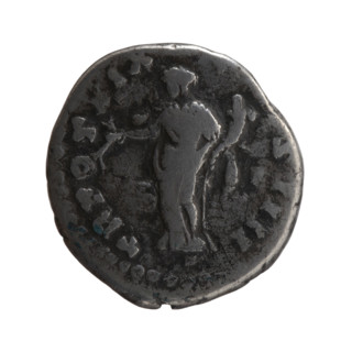 Denarius of Antoninus Pius (86–161; Roman Emperor 138–161), 155–156. Obverse: Head of Antoninus