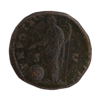 Sestertius, Antoninus Pius (86–161; Roman emperor 138–161), issuer; personifications; iconography: