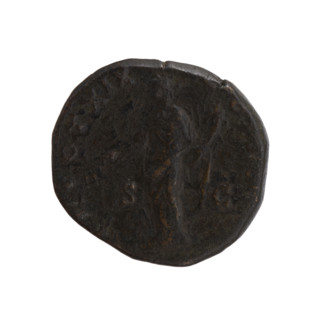 Dupondius; Antoninus Pius (86–161; Roman emperor 138–161), issuer; obverse: Head of Antoninus Pius