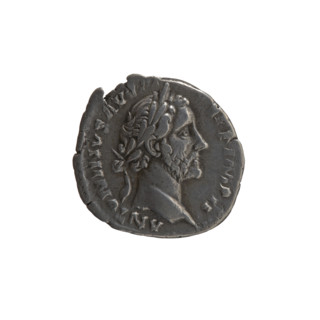 Denarius, Antoninus Pius (86–161; Roman emperor 138–161), issuer: Antoninus Pius. Obverse: Head of