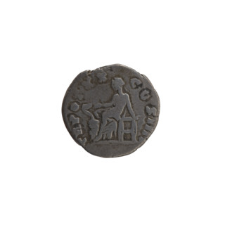 Denarius of Antoninus Pius (86–161; Roman emperor 138–161), c. 156–157. Obverse: Head of Antoninus