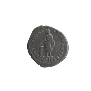 Denarius; Antoninus Pius (86–161 CE; Roman emperor 138–161) — obverse: head of Antoninus Pius with