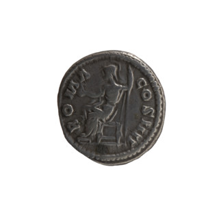 Denarius of Antoninus Pius (86–161; Roman emperor 138–161). Obverse: head of the emperor in a
