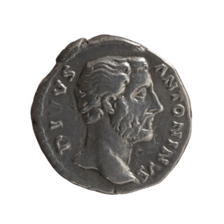Denarius, Antoninus Pius (86–161; Roman emperor 138–161) (posthumous), Marcus Aurelius (121–180;