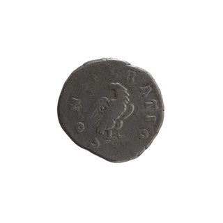 Denarius; obverse: head of Antoninus Pius without a cap to the right, inscription 'DIVVS