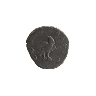 Denarius of Lucius Verus (issuer) and Marcus Aurelius (issuer); posthumous depiction of Antoninus