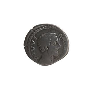 Denarius; issuers: Lucius Verus (130–169, Roman emperor 161–169) and Marcus Aurelius (121–180,