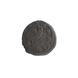 Denarius of Marcus Aurelius (121–180) and Lucius Verus (130–169), posthumous for Antoninus Pius