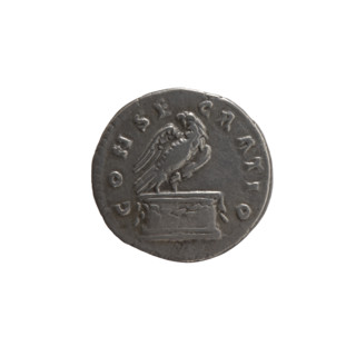 Denarius, Marcus Aurelius (121–180; Roman emperor 161–180) and Lucius Verus (130–169; Roman emperor