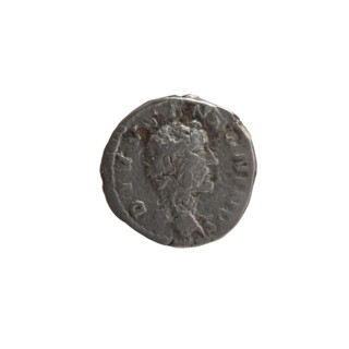 Denarius (subaerate?) minted after 161. Obverse: Head of Antoninus Pius without a cap facing right,
