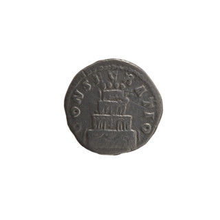 Denarius, Marcus Aurelius (121–180; Roman emperor 161–180) and Lucius Verus (130–169; Roman emperor