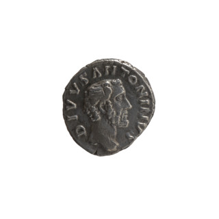 Denarius; issuers: Lucius Verus (130–169; Roman emperor 161–169) and Marcus Aurelius (121–180;
