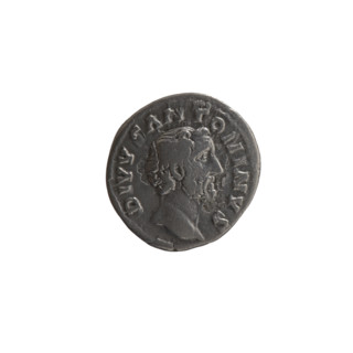 Denarius, Marcus Aurelius (121–180; Roman emperor 161–180) and Lucius Verus (130–169; Roman emperor