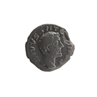 Denarius, issuers: Lucius Verus (130–169, Roman emperor 161–169) and Marcus Aurelius (121–180,