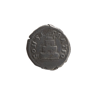 Denarius, after 161. Obverse: Head of Antoninus Pius without a covering facing right, inscription