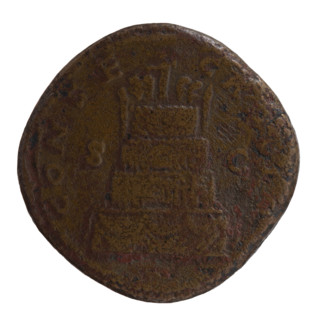 Sestertius, posthumous issues for Antoninus Pius (86–161; Roman emperor 138–161), with Lucius Verus