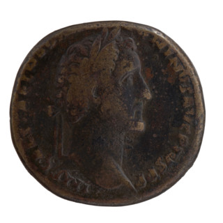 Sestertius, Antoninus Pius (86–161; Roman emperor 138–161), issuer: Antoninus Pius. Obverse: head