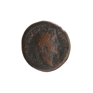 Antoninus Pius (86–161; Roman emperor 138–161), issuer. Obverse: Head of Antoninus Pius in a laurel