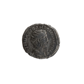 Denarius, Antoninus Pius (86–161; Roman emperor 138–161) (issuer). Obverse: Bust of Faustina I in