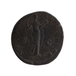 dupondius/as, Faustina the Elder (98–141; Roman empress 138–141), Antoninus Pius (86–161; Roman