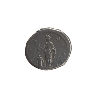 Denarius, Antoninus Pius (86–161; Roman emperor 138–161), issuer; Faustina the Elder (98–141; Roman