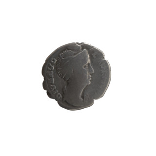 Denarius, posthumous issue of Faustina the Elder (98–141; Roman empress 138–141) by Antoninus Pius