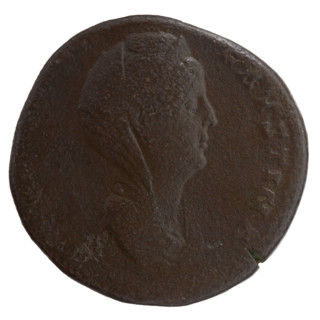 sestertius, Faustina the Elder (98–141; Roman empress 138–141) (posthumous), Antoninus Pius