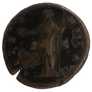 Sestertius, posthumous issue for Faustina the Elder (98–141; Roman empress 138–141), issued under