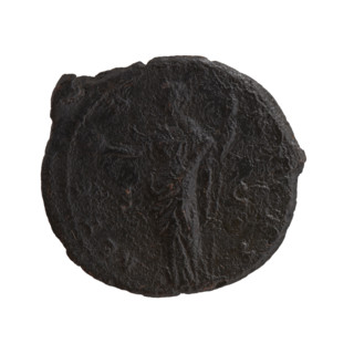 Bust of Faustina I in drapery and veil facing right, inscription DIVA AVGVSTA - FAVSTINA around;